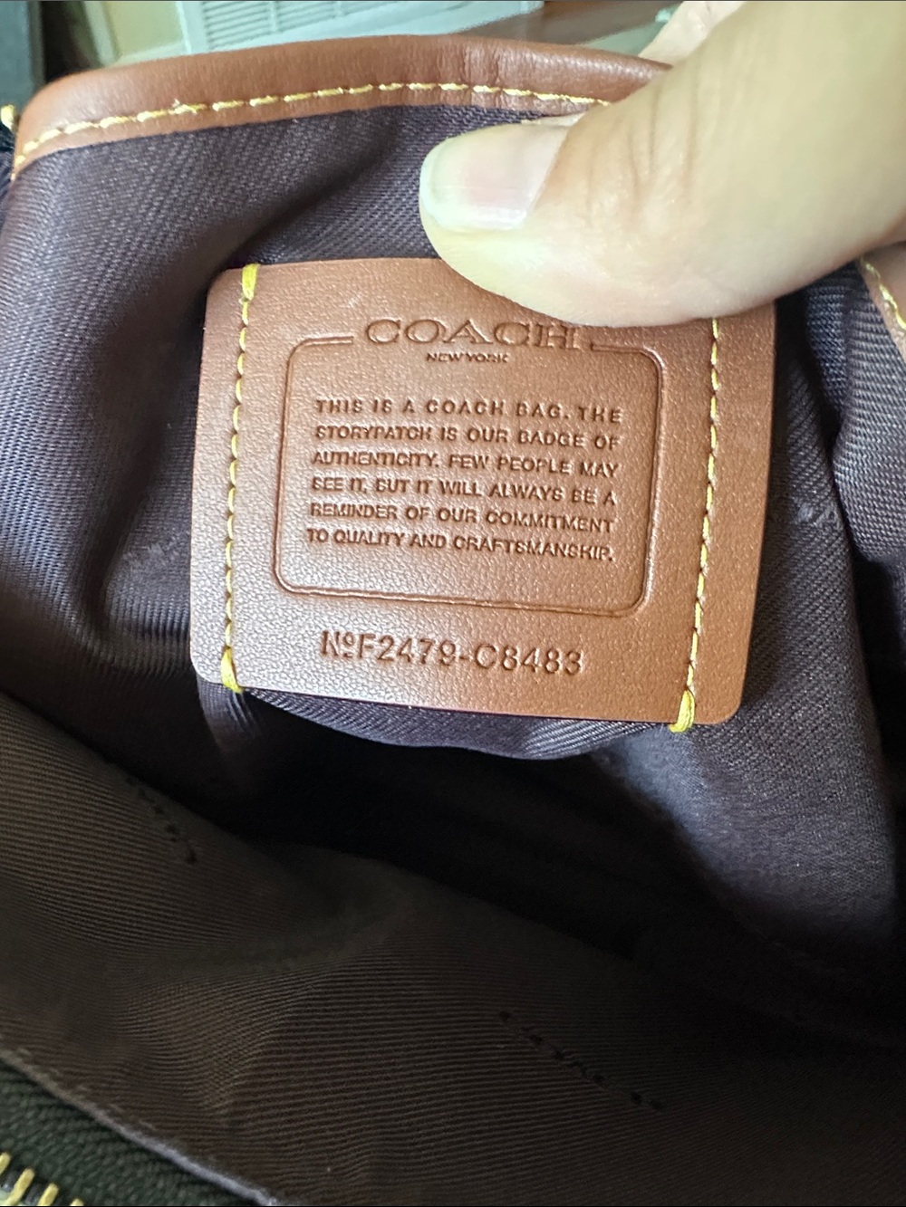 Coach Chaise Black Pebbled Leather Crossbody with Gold Hardware - Picture 10 of 16